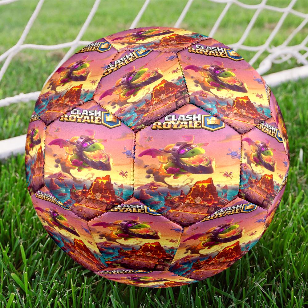 Clash Royale Theme Size 5 Soccer Ball, Suitable for Both Indoor and Outdoor Matches, a Gift Suitable for Everyone.