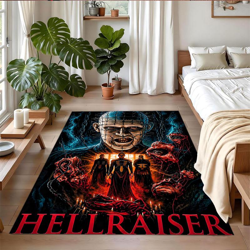 Crystal Velvet Rug Soft Non Slip Indoor Floor Mat Home DecorHellraiser Pinhead