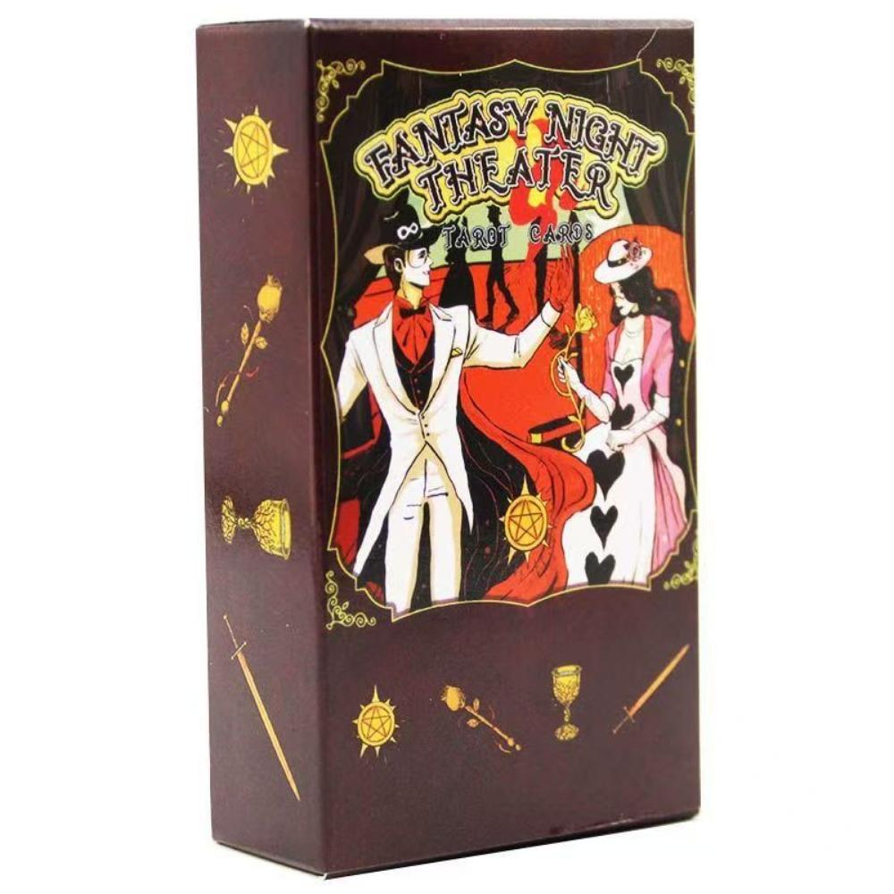 Fantasy Night Theater Tarot 78 Pcs Cartoon Tarot Cards Based on RWS 10.3*6cm
