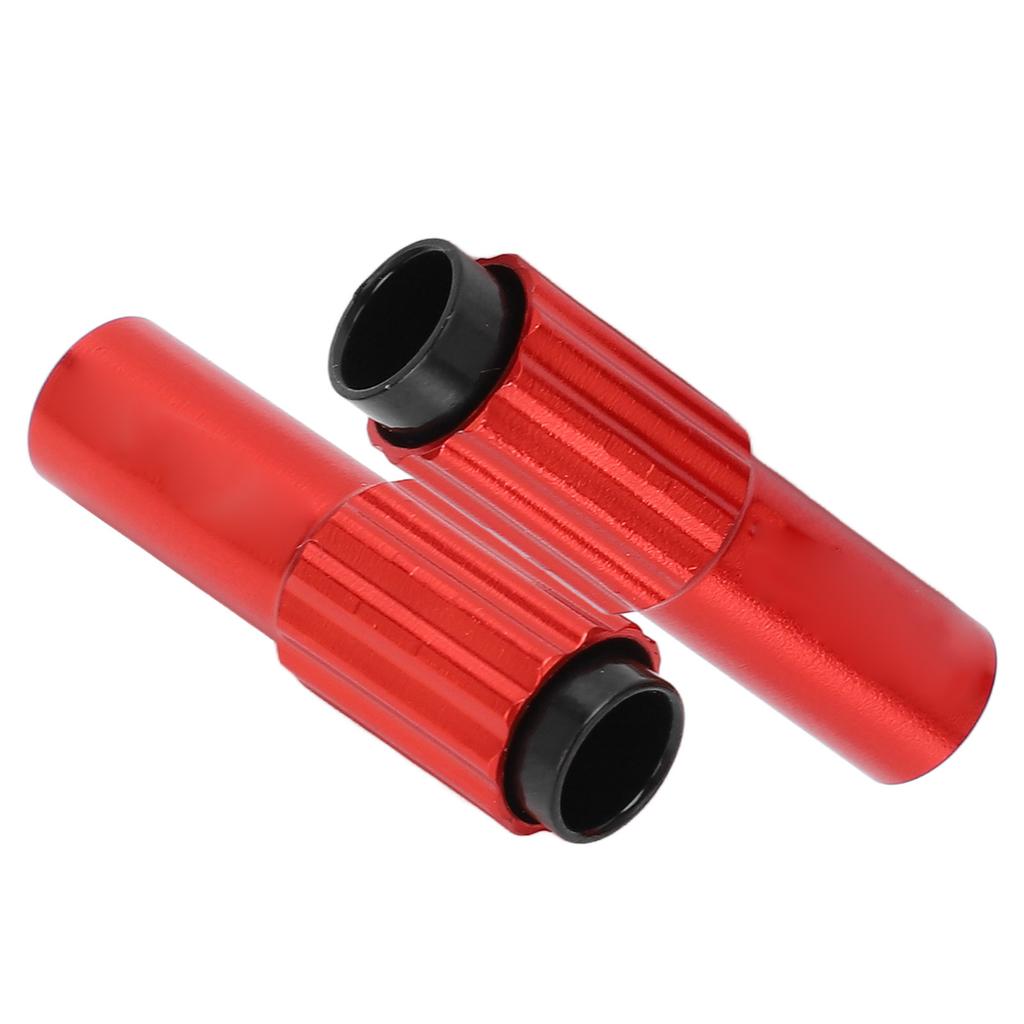 RISK 2pcs Set Bicycle Micro Adjustable Screws Anodizing Bike Adjustable Derailleur Regulator ScrewRed