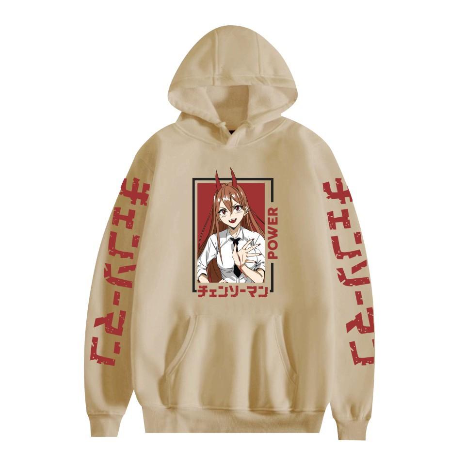 Unisex Chainsaw Man Hoodie Sweatshirt Anime Printed Streetwear Hoodies for Couples Men Women