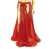 Practical Polyester Blend Belly Dance Skirt With Sparkling Sequins Appropriate Decoration Hip Scarf For Multiple Uses