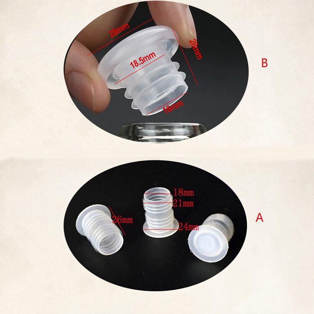 10/20Pcs/set Disposable Parts Beer Bottle Sealer Wine Stopper Wine Bottle Cap White