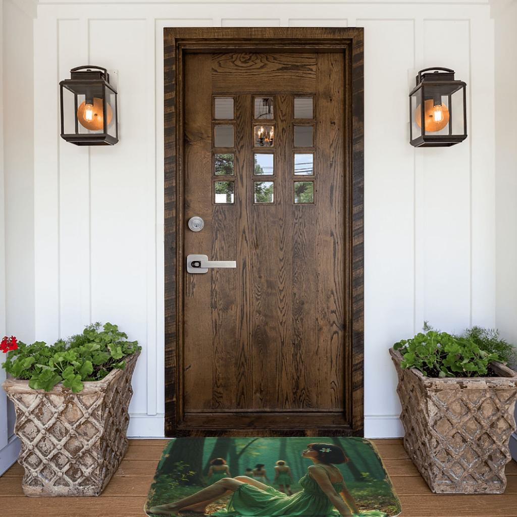 1 ks Siluety lesa Kuchyňský koberec Protiskluzová rohožka Popový design Koupelnový koberec Předložka do vany Koberec pro domácnost Pod umyvadlo Prádelna Dekorace