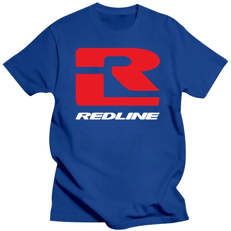 Zomer Harajuku Custom T-shirt Zwaargewicht Informeel Nieuwe Aankomst Vintage REDLINE T-shirt Stijl BMX Fiets Mannen Sportkleding