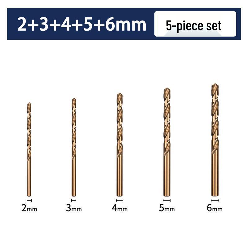 Cobalt Twist Drill Bit for High-Hardness 304 Stainless Steel and Metal