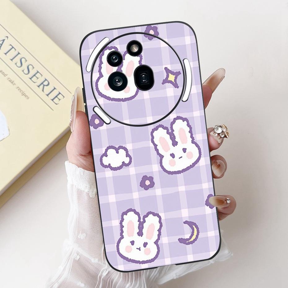 Beautiful Floral Painting Phone Case For Nothing Phone (3a) Pro Black Silicone Soft Cover For Nothing Phone3a 3a Pro Bumpers