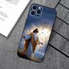 Geloof Christelijke Religieuze Jezus Telefoonhoesje Voor Apple iPhone 15,14,13,12,11,XS,XR,X,8,7,Pro,Max,Plus,mini Siliconen Zwarte Cover
