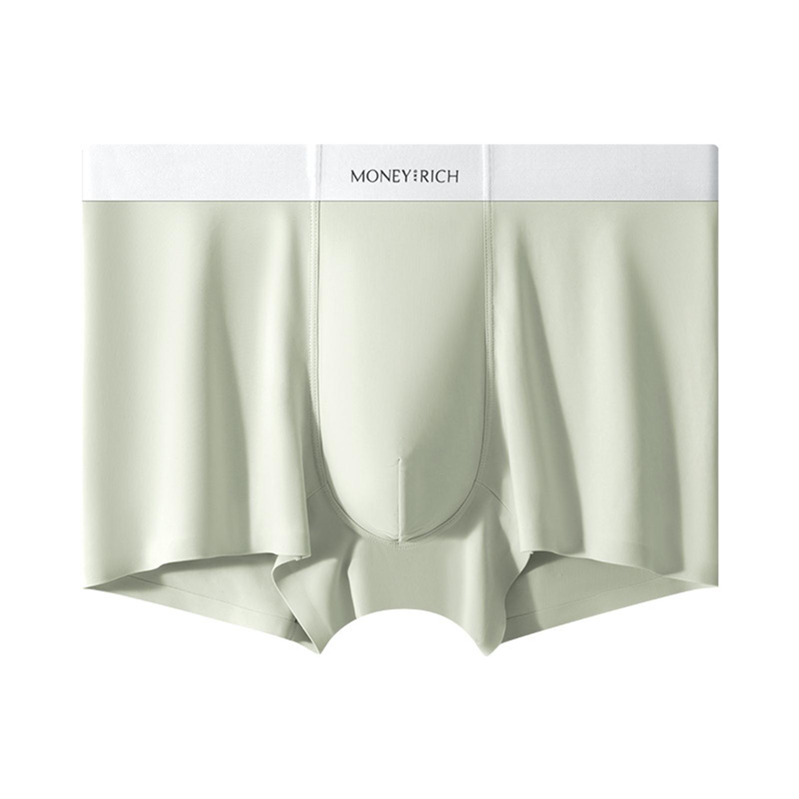 Men s Seamless - Ultra Thin Breathable Underwear, 4-Pack Wicking No Show Panties L