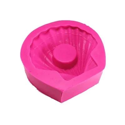 1 Pcs Shell Shaped Silicone Mold Handmade DIY Candle Soap Plaster Aroma Craft Mould Cake Decoration Baking Tool