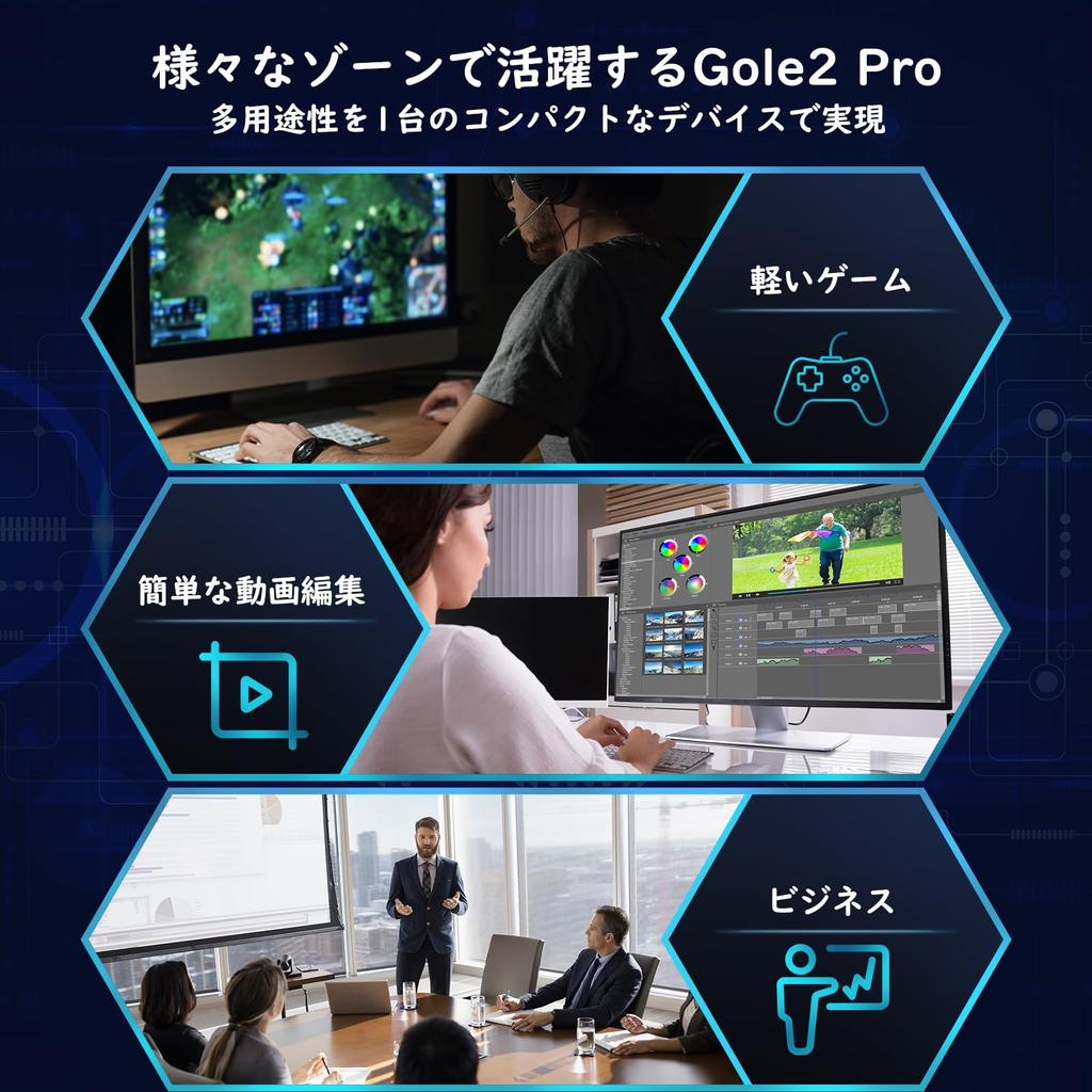 HigolePC N5095 Mini PC with 16GB 256GB Windows 11 1 1 HD 1 Gigabit Wired 4 USB 4K Dual Display Desktop PC RAM, ROM, Pro, Full-Featured Type-C Port,