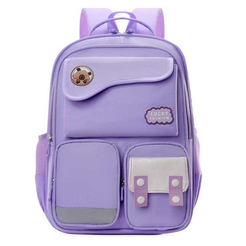 

Childrens Adorable Backpack Comfortable And Lightweight For School Use Ages 5 6 To фиолетовый