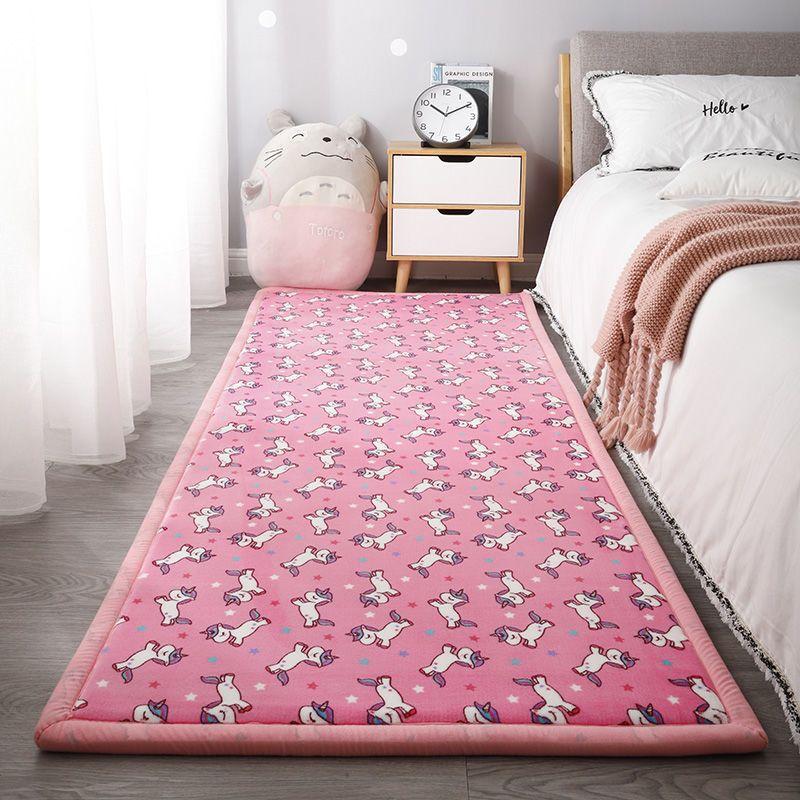 Thickened Fall Winter Anti-Slip Carpet For Living Room Tatami Crawling Bed Soft Floor Mat Plush Rug