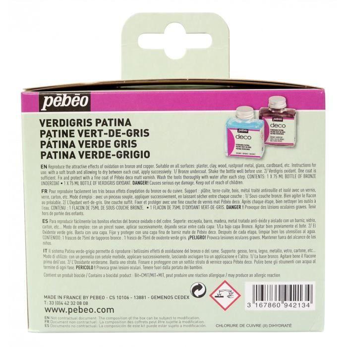 Kit à patiner - Effet Vert de gris - Adulte - Tous les éléments inclus - Mixte - À partir de 15 ans