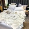 Yiyiai 100S Cotton & Soy Fiber Solid Summer Quilt