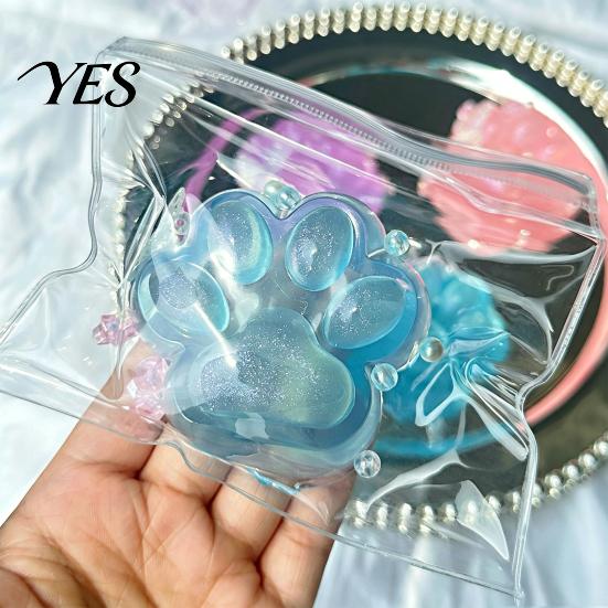 Adults Stress Ball Cat Paw Relief Toy, Giant Kitten Squeeze Toy for Kids Adults, Soft Animal Claw Anxiety Reduction Reliever