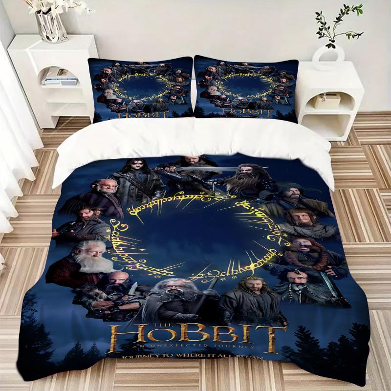 3pcs Hobbit Duvet Cover Set (1 Duvet Cover + 2 Pillowcases, No Core) - Comfortable, And Breathable Bedroom Decoration Yy251104087