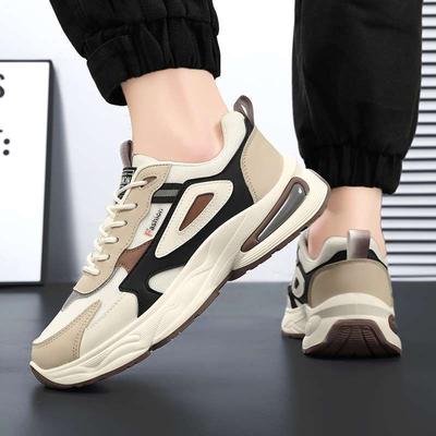 Men's Summer Mesh Breathable Sneakers New Dad Shoes Comfortable Platform Air Cushion Running Shoes Casual Shoes