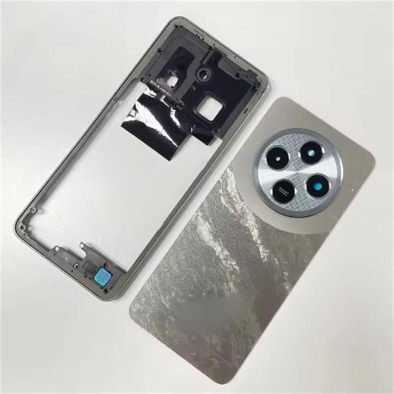 Для Redmi 14C 2411DRN47C Полный корпус Средняя рамка Рамка Задняя крышка аккумулятора Задняя крышка камеры Замена белый