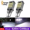 2PCS Superior LED T15 W16W 45 SMD 4014 Car Auto Canbus Reversing Lamps Stop Light Back Up Lights Reverse BulbBack Up Lights 1