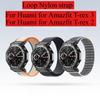 Colorful Nylon Strap for Huami Amazfit T-rex 3 Bracelet for Amazfit T-rex 2 Tyrannosaurus Bands Replacement Wristband