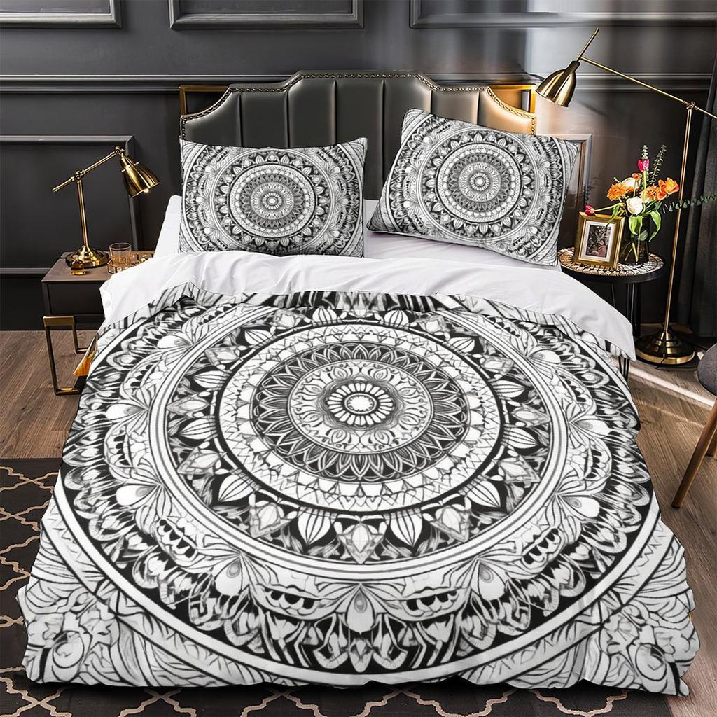 3D Digital Printing Bedding Two Or Three-Piece Set Bohemian Series Polyester