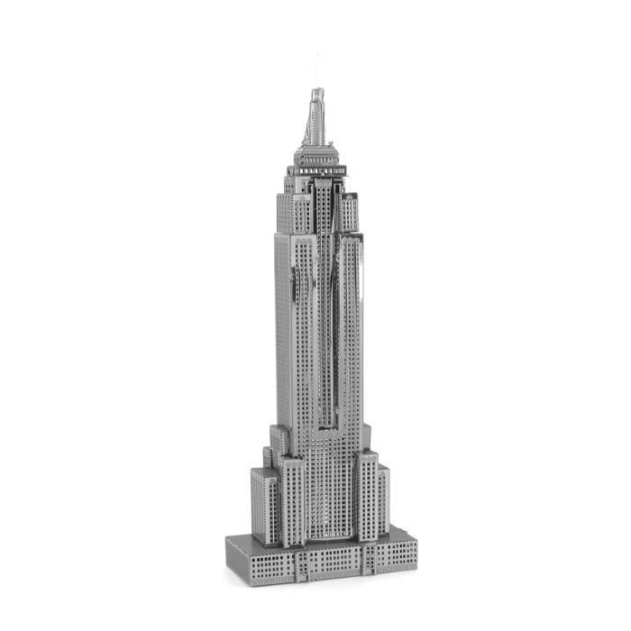 Metal Earth Fascinations ICONX EMPIRE STATE BUILDING 3D Puzzle En Métal