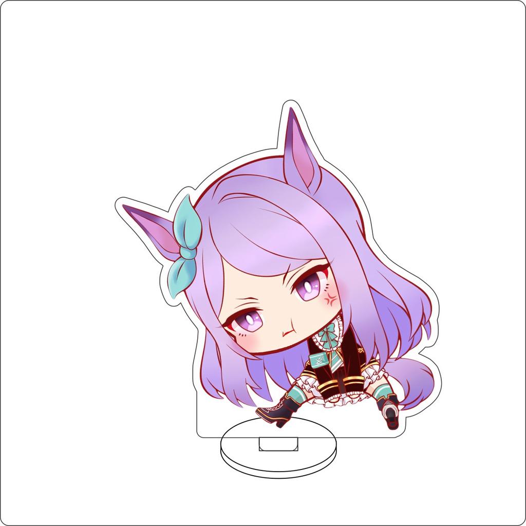 10CM Anime Pretty Derby Figure Stand Model Daiwa Scarlet/Satono Diamond Cute Desk Decor Standing Sign Gifts