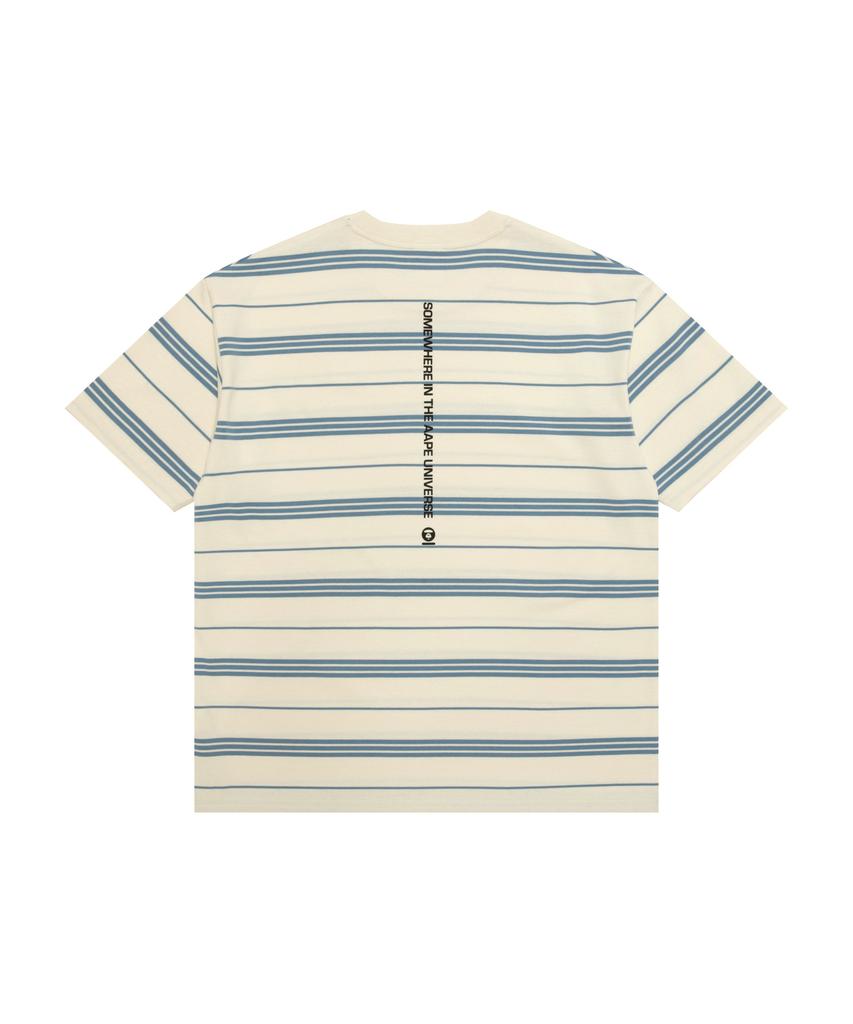 Eipeu Aapenow Moonface Stripe T-Shirt Ivory / Aaptem1811Xxqivk