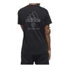 adidas T Shirts Men's Black Crew Neck Moderate Straight Fit FU6219