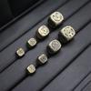 Tibetan Antique Bronze Jambhala Zircon Spacer Beads for DIY Brass Jewelry
