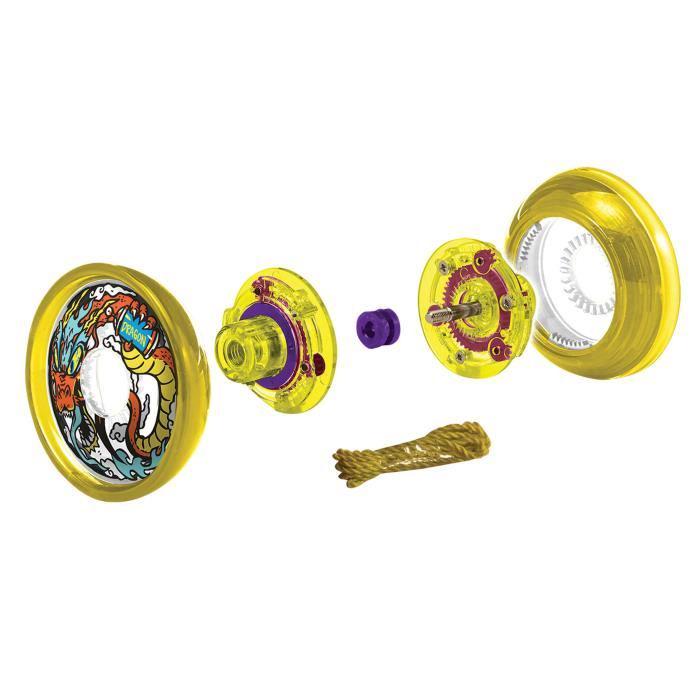 Yoyo HYPER CLUSTER Endurance Contrôle A - BANDAI - Garçon - À Partir De 3 Ans - Noir Et Multicolor