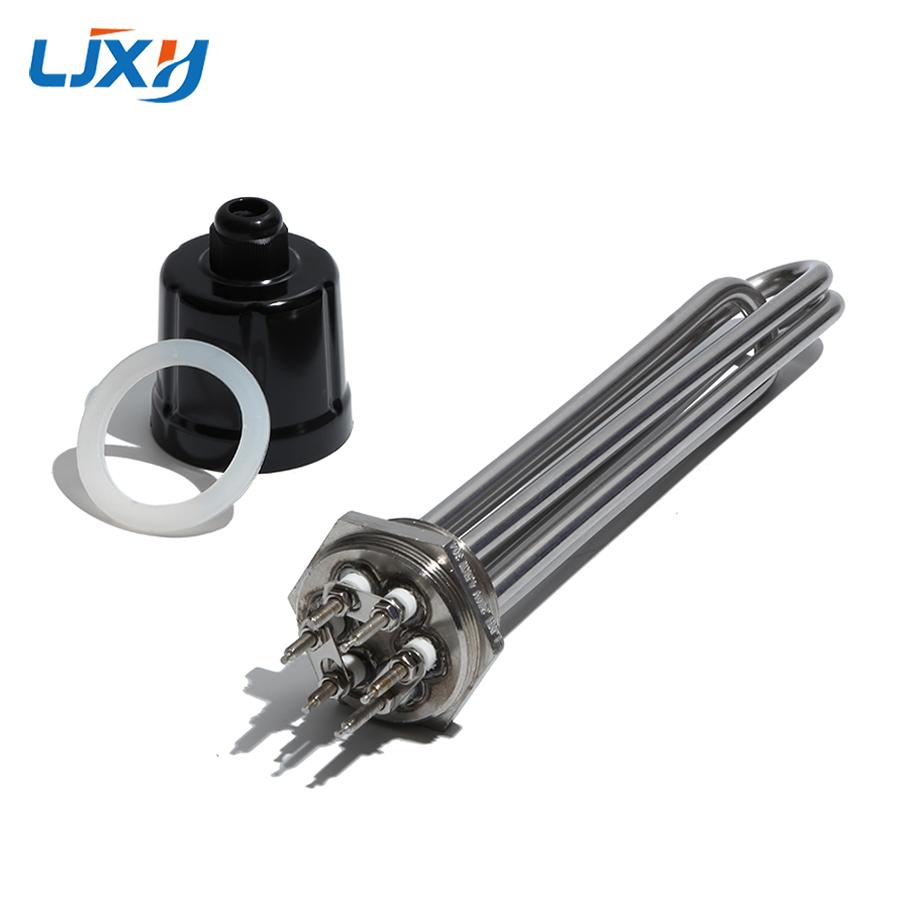 LJXH 304 Stainless Steel 220V/380V DN32(41mm) Tubular Water Heating Element 3KW/4.5KW/6KW/9KW/12KW 220V