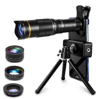 Lente de Teléfono Zoom Teleobjetivo HD Profesional 32X Potente Telescopio Monocular Lente Teleobjetivo Móvil para Camping Turismo