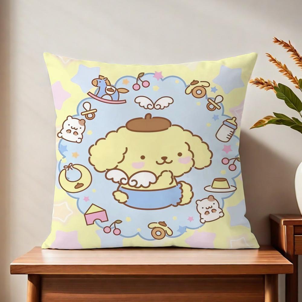 Kawaii P-pom anime P-purin cushion cover For Pillow Printing Sofa Decoration Home Car Room Coffee Shop Office Nordic Simplicity