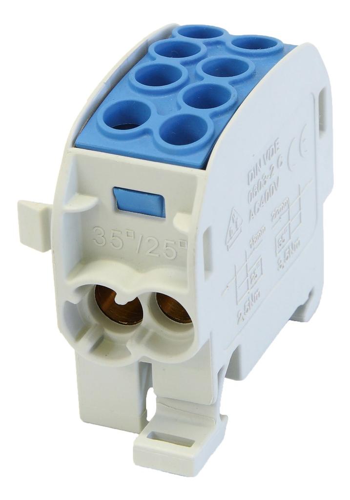 Branch Distribution Block SCB 35 Al/Cu 80210 SIMBLOCK, Blue