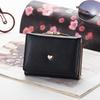 Women's Korean Style Mini Folding Wallet - Cute, Compact, Multi-Card Holder for Students