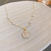 Butterfly Irregular Pearl Necklace Medieval Vintage Temperament Collarbone Chain Versatile High-end Jewelry