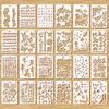 Plant and Animal Painting DIY Stencil - Flower Graffiti PET Template