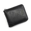 Vintage Small Short Men Wallets with Zipper Coin Pocket Card Holder Case Male Wallet Clutch Holder Luxury Brand Purses Wallet