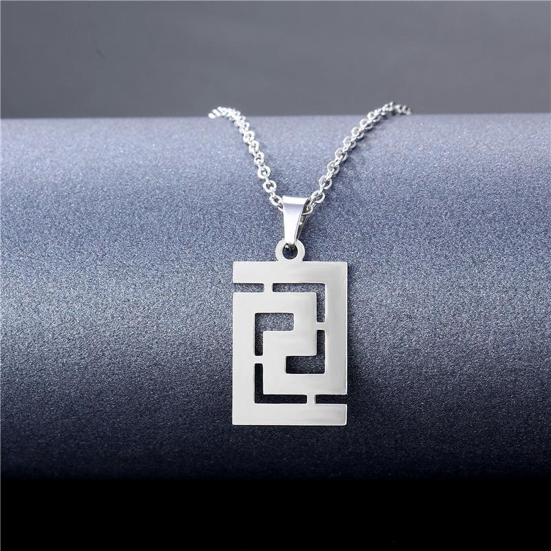 [Neue Titanstahl Kurze Choker Halskette Hip Hop Street Anhänger Kette Für Trendige Mädchen Ausgeh Accessoires]