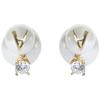 925 Silver Niche Pearl Double-Sided Earrings - Versatile, Light Luxury Front & Back Wear for Women.