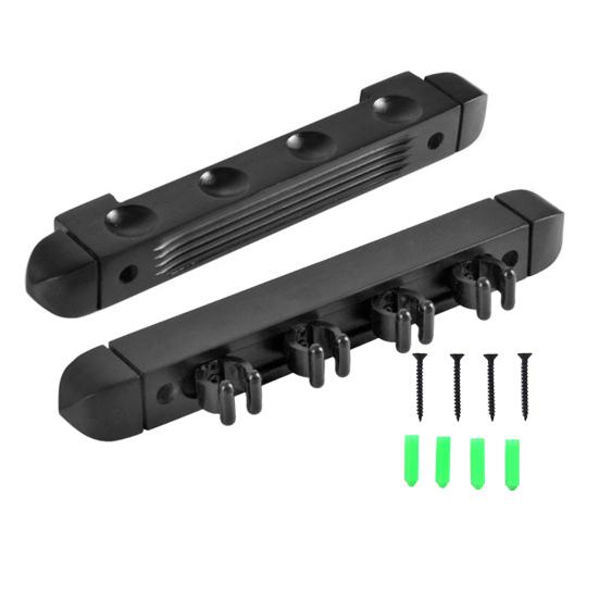 Wall Mount Pool Stick Holder Billiard Pool Cue Rack Hardwood Pool Cue Holder Rest Cue Stick Storage Organizer for Billiards And Cues