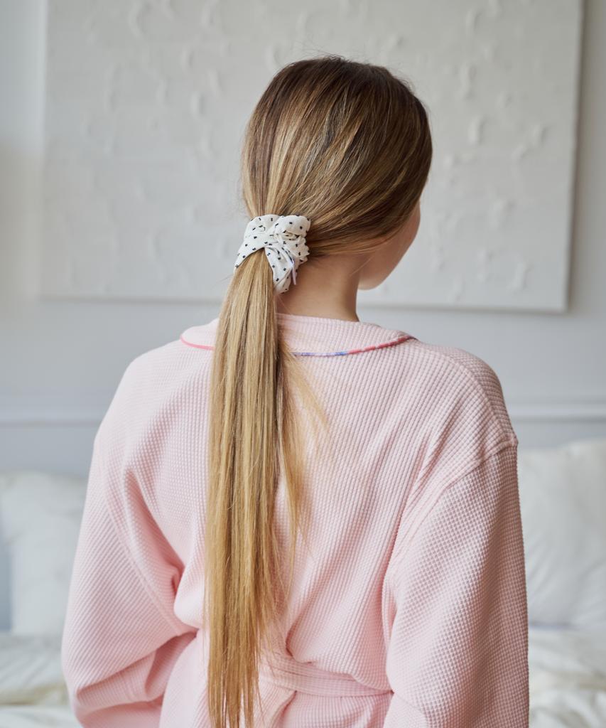 Contoursong Polka Dot Hair Scrunchie