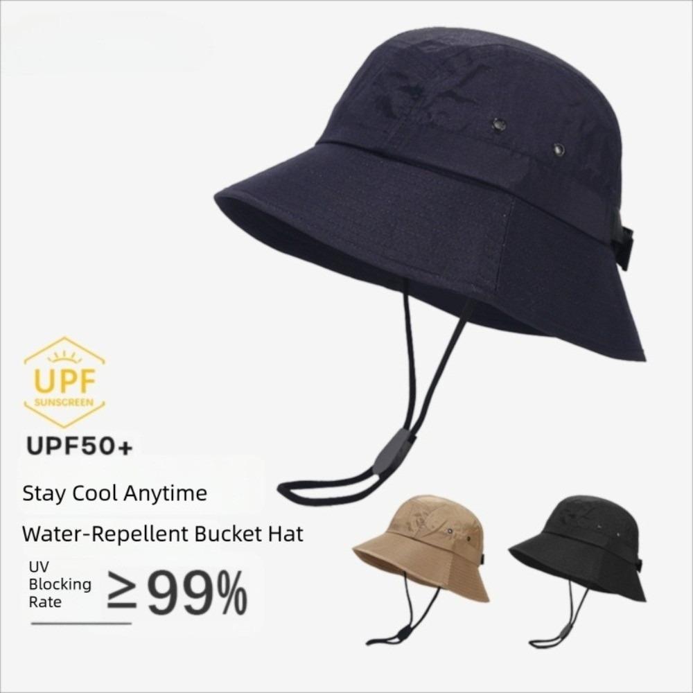 UPF50+ Fisherman Hat Retro Bowl Hat Trendy Outdoor Caps  Unisex