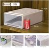 Japanese Thickened Plastic Transparent Shoe and Clothes Organizer Drawer