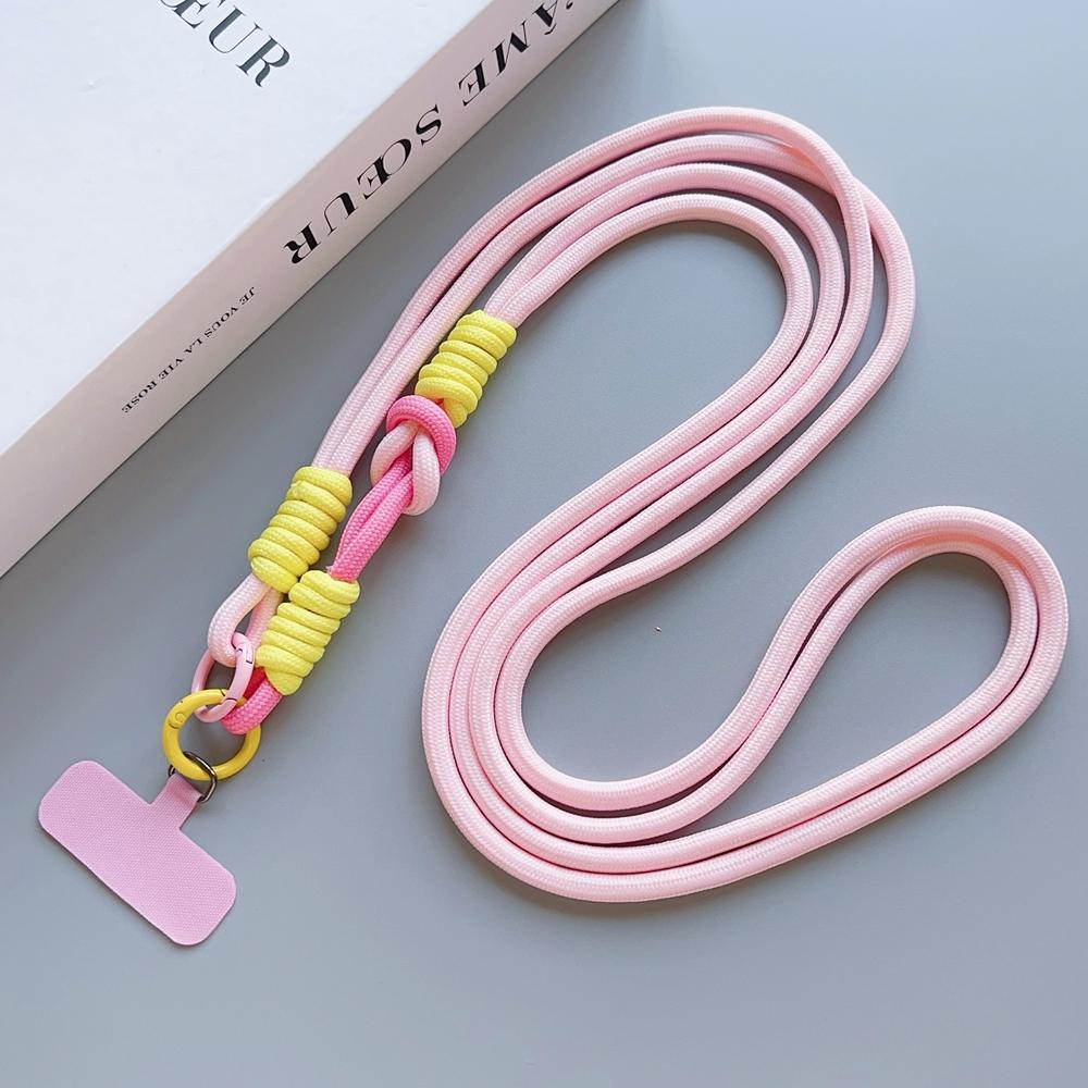 2 in 1 Fashion Universal Long Phone Lanyard Strap Mobile Phone Hanging Rope Neck Straps Anti-lost Lanyards Cell Phone Accessorie