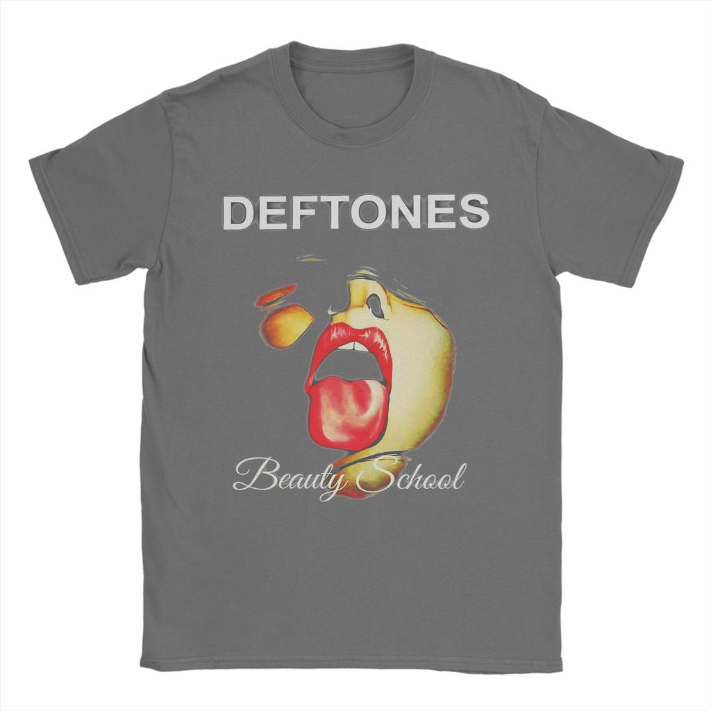 Leisure Deftones T-Shirt for Men Crewneck Cotton T Shirts  Short Sleeve Tees Birthday Gift Clothing