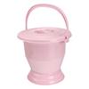 1pc Plastic Buckle Spittoon Household Bed Pan Night Urine Pot with Handle