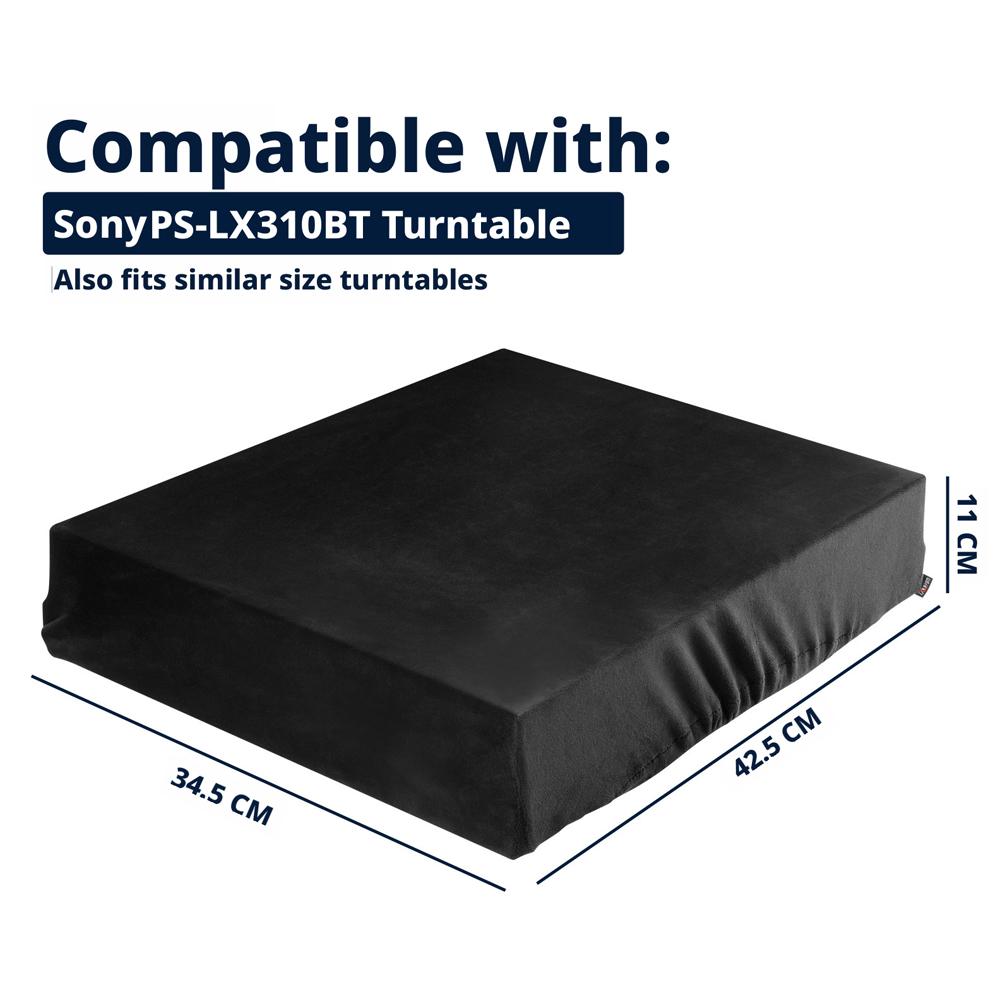 For Sony PS-LX310BT Dust Cover Turntable Protection Dustproof Spandex Ultra-Soft Fabric Protective Case
